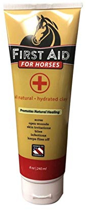 REDMOND First Aid All Natural Hydrated Clay for Horses, 8 Ounce Tube