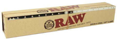 RAW Unrefined Parchment Paper Specialty Baking & Wrapping 12 x 32ft - 30cm x 10m