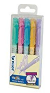 Pilot Frixion Light Soft Erasable Highlighter - Assorted, Pack of 5