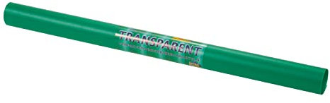 Glorex 6 1269 144 – Transparentes Papier, grün, 1 Rolle 115 g/m², 50 x 70 cm
