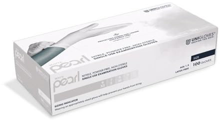 Guanti in nitrile White Pearl taglia L