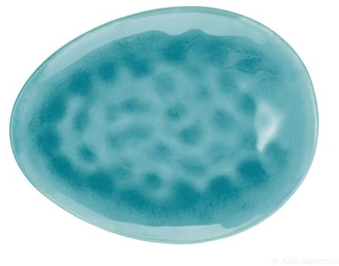 ASA ALAPLAGE Dessertteller, Porzellan, türkis, 15,5cm