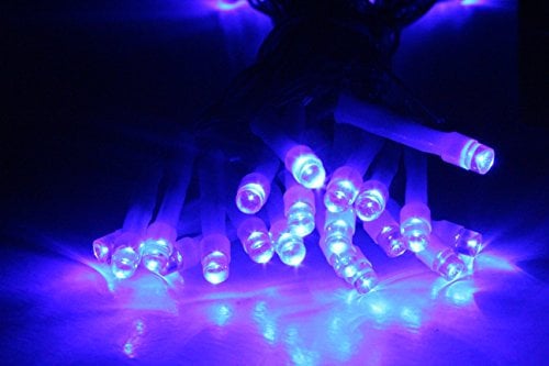 Best Artificial (TM 40 LED Indoor Battery String Lights 4M Length Party Fairy Christmas (Blue With Clear Cable)