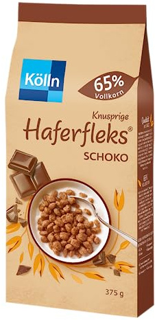 Kölln Vollkorn Haferfleks Knusper-Schoko, 375 g