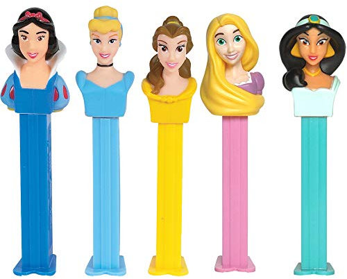 Disney Princess Princesse Pez Distributeur avec Refills (Vendu à l'unité, Un caractère aléatoire fourni)
