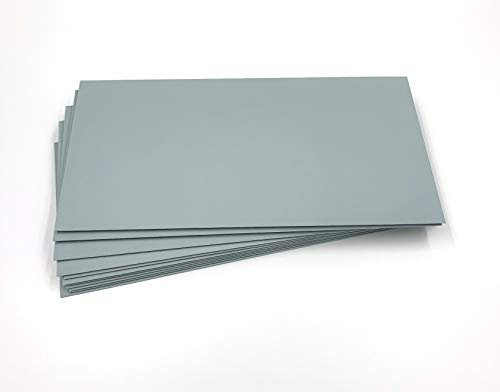 umschlag-discount – graue Briefumschläge ohne Sichtfenster für hochwertige Sendungen, Einladungen & Co – 100 Stück selbstklebende Briefkuverts mit den Maßen 220 x 110 mm (DIN lang) – Caribic von IGEPA