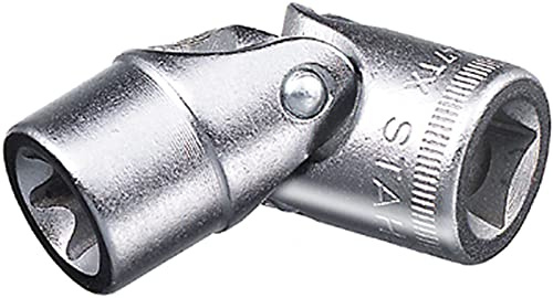 STAHLWILLE Nr. 47TX Gelenk-Steckschlüsseleinsatz Innen-TORX E10 L.44 mm HPQ®-Hochleistungsstahl, verchromt