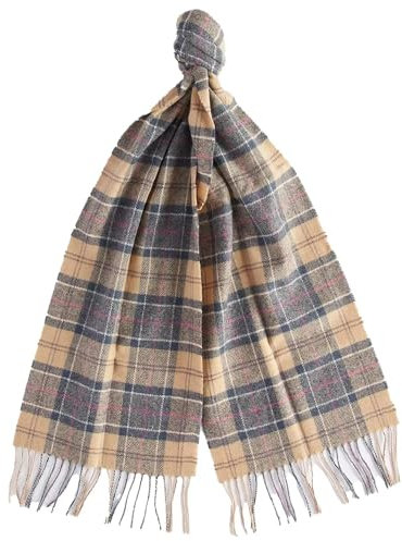 Barbour Tartan Lambswool Scarf One Size Dress Tartan