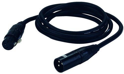 DAP XLR Mikrofon Kabel schwarz 20m