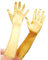 SALE Handschuhe Satin, ca. 40 cm, 1 Paar, gold