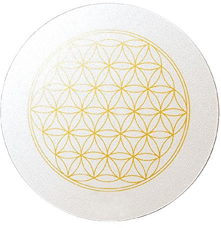 Blume des Lebens Kunststoff 11cm, Untersetzer