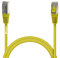 Waytex 32061 Câble Ethernet Réseau RJ45 Cat 5e FTP 100MHz Blindé couleur - Compatible PC, Routeur, Modem, Switch Consoles de jeux, TV, amplificateur réseau – 1m, Jaune