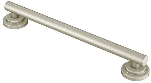 Moen YG0736BN Bathroom Safety 36-Inch Stainless Steel Modern Bathroom Grab Bar, Brushed Nickel