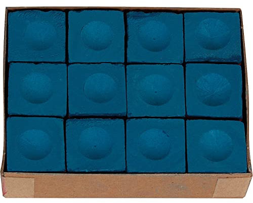 Buffalo Billardkreide blau (12 Stück)