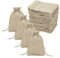 PandaHall 100 Pezzi Sacchetti Regalo Sacchetti in Tela Sacchetti juta con Coulisse per Festa di Compleanno Battesimo Matrimonio Bomboniere Confetti Laurea Comunione Mestiere Fai da Te, 13.5x9.5cm