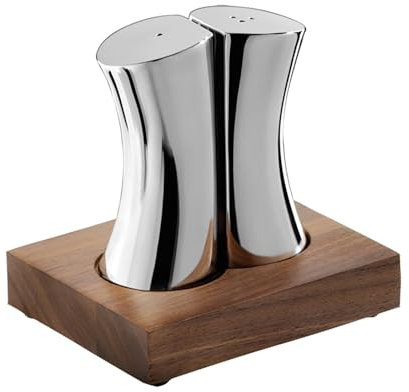 Robert Welch Drift Salt & Pepper Shakers and Stand Set