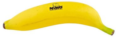 Nino Percussion Fruit Shaker Banana - Instruments de Musique pour Enfants à partir de 3 Ans - Plastique, Multicolore (NINO597)