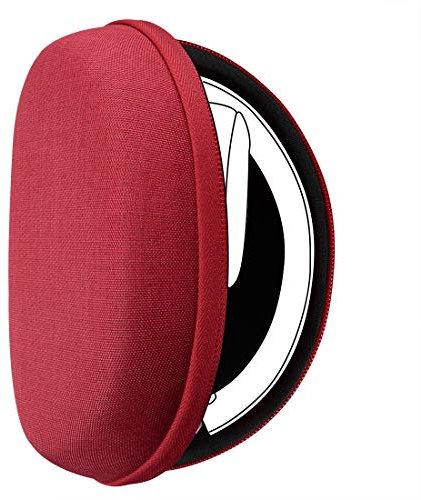 Geekria Shield Kopfhörer-Hülle für Beats Solo3, Solo2, SoloHD Kopfhörer, Ersatz-Schutz-Hartschalen-Reise-Tragetasche mit Platz für Zubehör (Luxe Red)