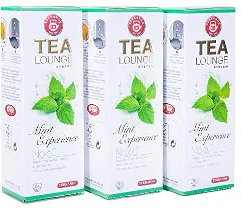 Teekanne Tealounge Kapseln - Mint Experience No. 601 Käutertee (3x8 Kapseln)