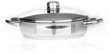 Guisera/Tartera Acero inox serie Noblesse 24 cms