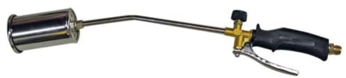 Toolland Chalumeau gaz, adapté pour soudage professionnel, dégivrage et asphalte, inclut tuyau de 1,5 m, économe en gaz, flexible, fiable, longueur 60 cm, tête de brûleur 6 cm