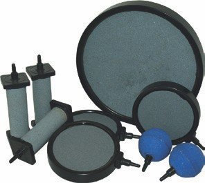 Luftstein Platte Ø 216 * H 26 mm Anschlusstülle 8 mm