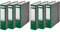 Leitz 1080 Qualitäts-Ordner 180A mit Schlitzen A4 Breit, 6 Stück im Sparpack (grün, 2)