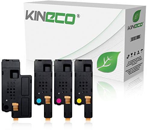 4 Toner kompatibel mit Epson Aculaser C1700 C1750 N W Series CX17 NF WF - C13 S050614 S050613 S050612 S050611 - Schwarz 2.000 Seiten, Color 1.400 Seiten