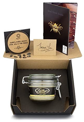 Gilboy Pure Gold Clear Bienenwachs Politur für Holz & Möbel (125ml) - Ideal auf Esche, Buche, Ahorn, Eiche hell, Kiefernholz