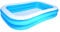 Bestway MWS 54006 Aufblasbarer Pool, rechteckig, 262 x 175 x 51 cm, aus Vinyl, 2 Ringe.