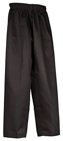 Tiger Claw Martial Arts Pants Black Poly/Cotton #4