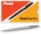 Pentel Zeichenstift, Faserspitze, schwarze Tinte (S520-A), 12-er-Box grau