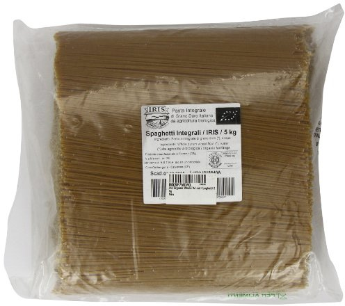 Iris Organic Whole Wheat Spaghetti 5 kg (Pack of 1)