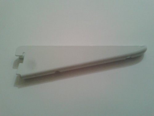 Pack of 10 Twin Double Slot Shelving Brackets Size 220mm