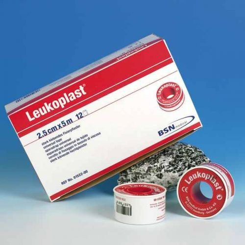 Leukoplast BSN ohne Schutzring 2,50 cm x 5 m - rollenpflaster rollenpflaster selbsthaftend pflaster rolle fixierpflaster fixierpflaster sensitive