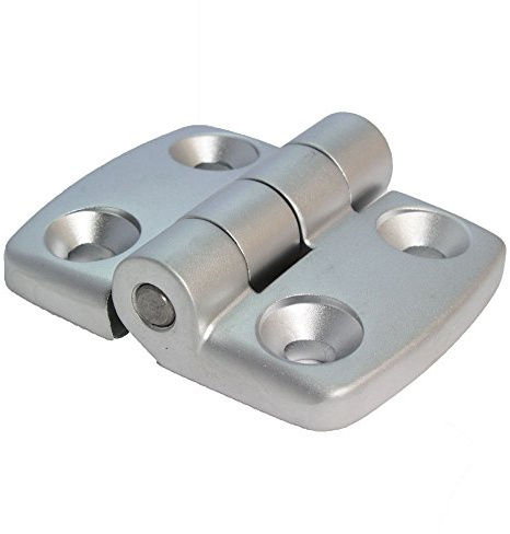 Scharnier Aluscharnier Kombischarnier Aluminium Druckguss 45/45 nicht aushängbar 48 x 87 mm