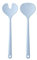 Mepal Blue Salatbesteck Synthesis, Melamin, Nordic bleu, 28 x 7.9 x 1 cm