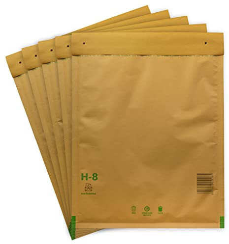 1000 Versandtaschen Luftpolsterumschläge 290 x 370mm DIN B4 Luftpolsterversandtaschen Luftpolstertaschen Gr. H/8 H8 braun Umschläge haftklebend gepolstert Polsterumschlag Taschen