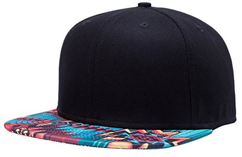 Aivtalk Hip-Hop Baseball Cap Kappe Mütze Unisex Snapback Verstellbare Baseballcap Original Flache Baseballmütze