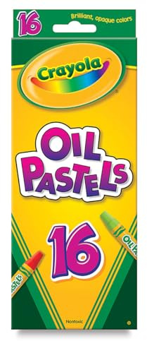 Crayola Oil Pastels, Assorted Colors, 16 Count