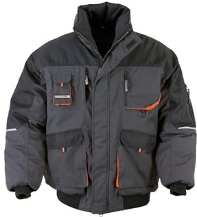 Terratrend Job 4629-M-1064 Größe M Herren Pilotenjacke - Schwarz/Anthrazit