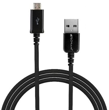 TECHGEAR Extra Long (2m) MICRO Charger USB Data & Charging Cable Lead fits Amazon Kindle UK, Fire 7 2015-2019, HD 8 2015-2018, Fire HD 10 2017/2015, Kindle Oasis, Fire TV Stick, Fire TV Stick 4K/Max