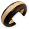 Fly Style Holz-Armspange Gestreift (58-66mm) Zweifarbig, Grösse:66 mm