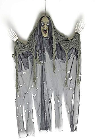 Körner Festartikel Geist Gespenst Wiedergänger Halloween Deko 85 x 70 cm - Gruselige Horror Dekoration für Halloween Mottoparty