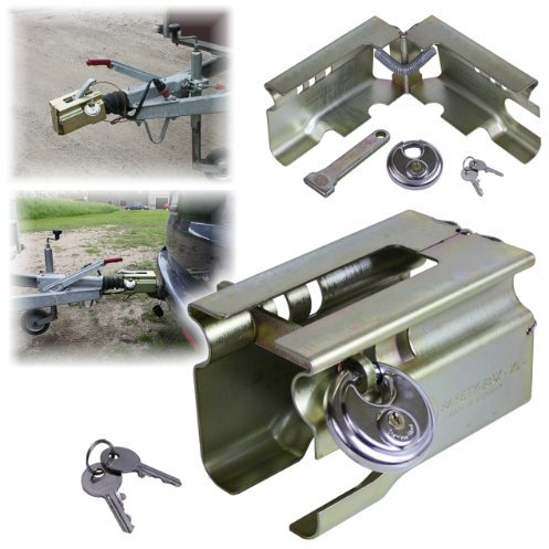 ALBE Berndes Safety Box XL + Vorhängeschloss Diebstahlsicherung für Pkw Anhänger