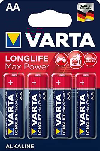 Varta 4706 Max Tech Alkaline 1.5V AA Batterie Non-Ricaricabili