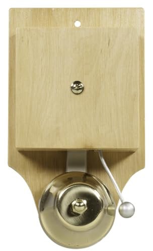 Elektromechanische kabelgebundene Türklingel, Gehäuse aus hochwertigem Kunststoff, montagefreundlich, sorgfältig verarbeitet, klein, elegant, Retro 8V hell DNT-971-JSN Sundi Zamel