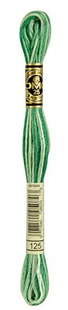 DMC 6-Strand Embroidery Cotton 8.7yd-Variegated Seafoam Green