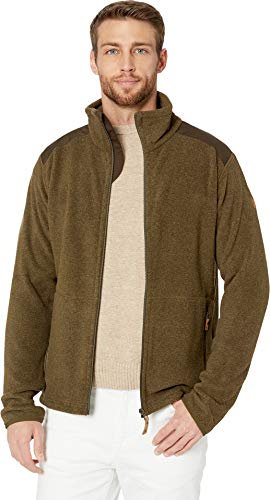 Fjällräven Herren Fleecejacke Sten, Dark Olive, XL, 81765-633