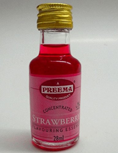 Preema Strawberry flavour essence 28ml x 3 [Kitchen & Home]